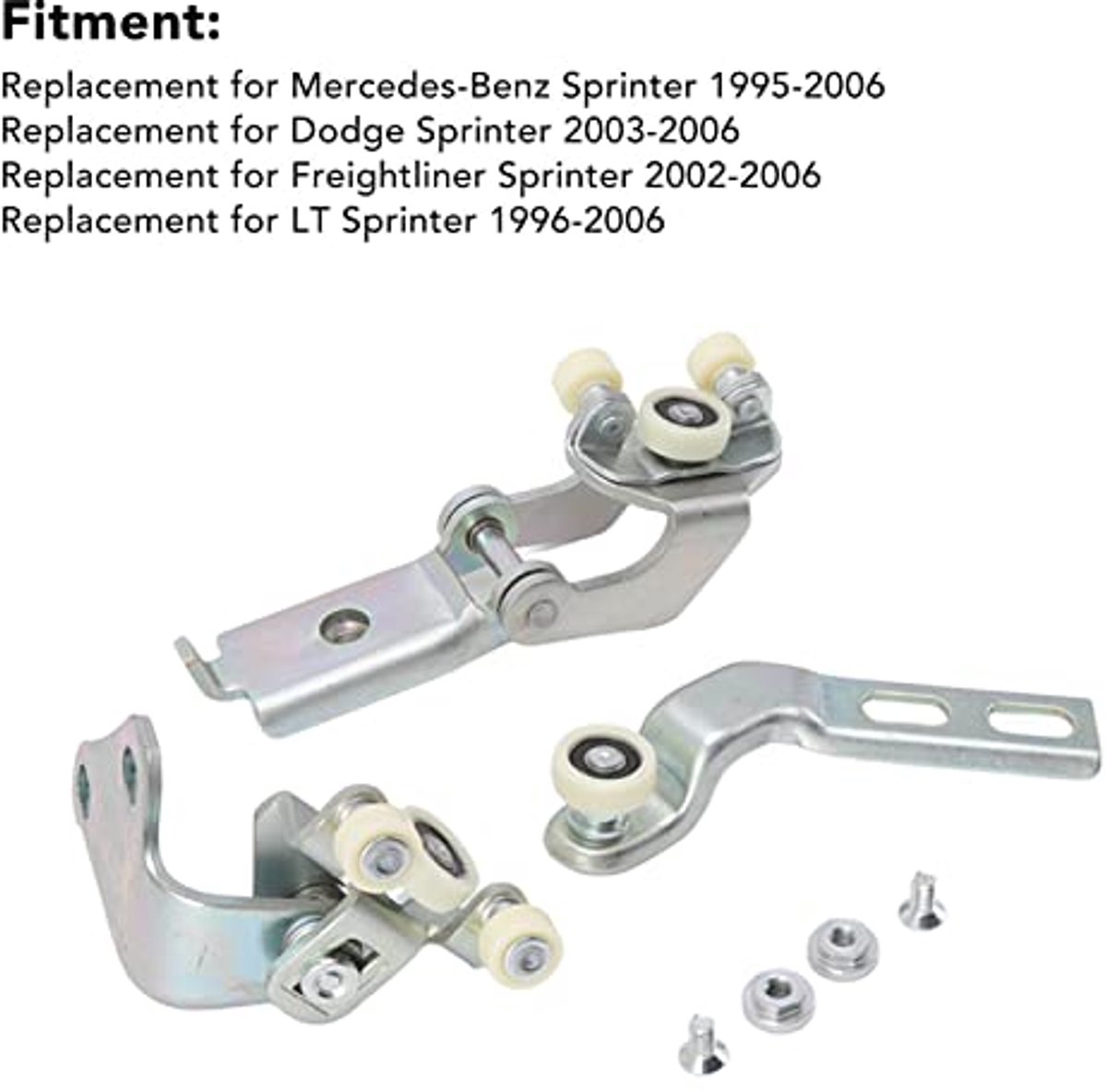 Van Schuifdeur Roller Kit, 3 Stuks Van Rechts Schuifdeur Roller Lager Midden Bovenste Schuifdeur Roller Montage 9017600128 Vervanging voor Sprinter Deuren en deuraccessoires