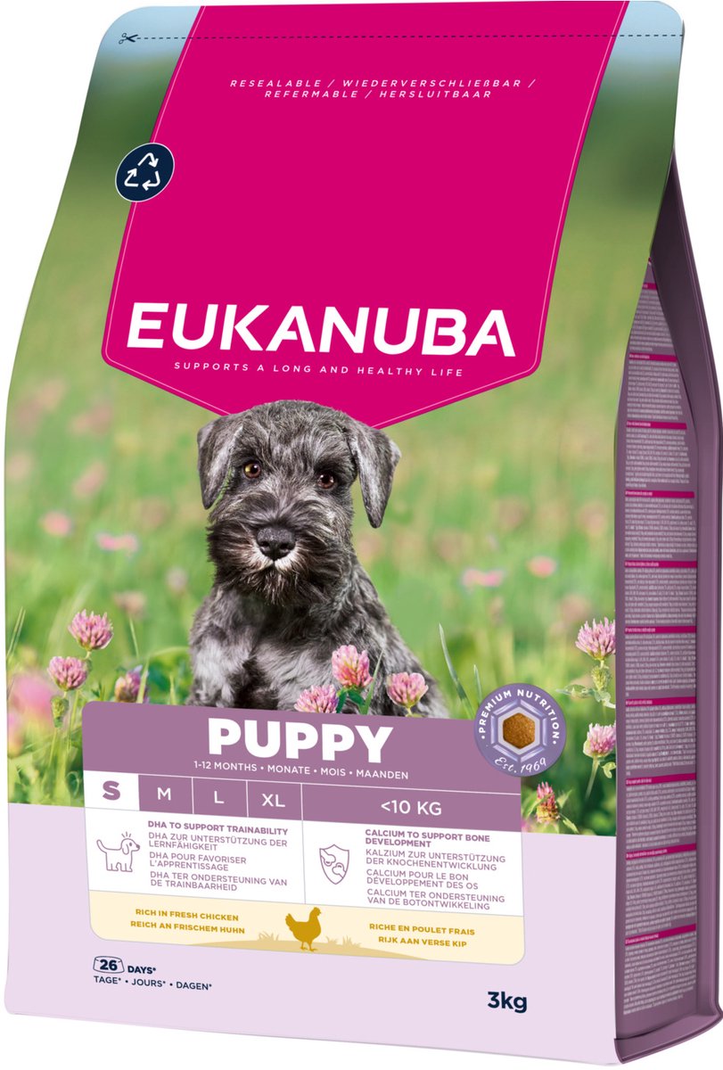 Eukanuba Puppy Small kip hondenvoer 3 kg