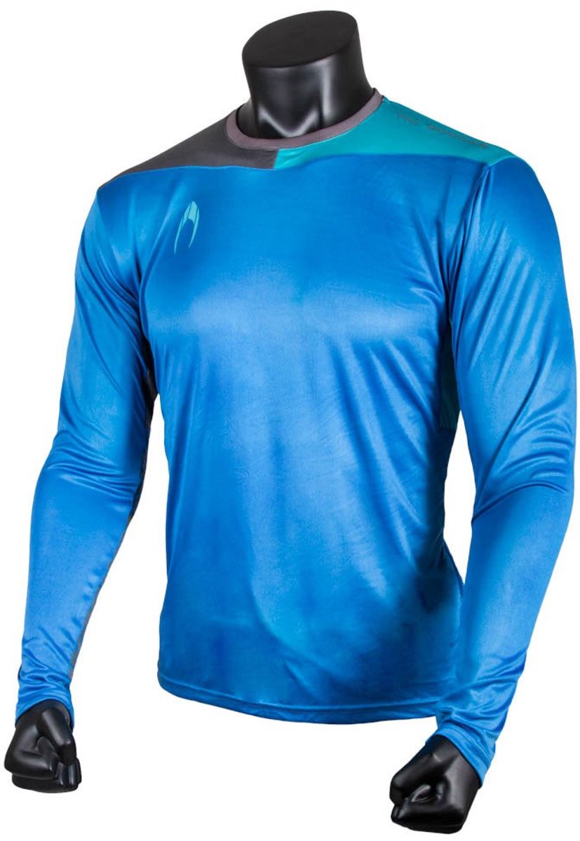 Ho Soccer Clone T-shirt Met Lange Mouwen Blauw M Man