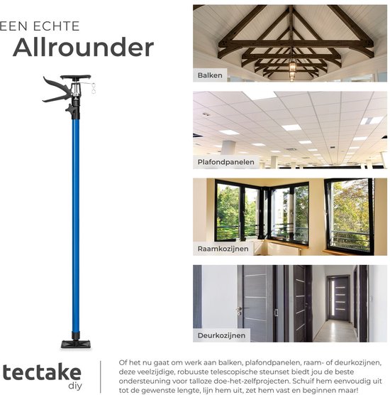 Flex 3 telescopische kabelbak (140-200cm) wit met deksel