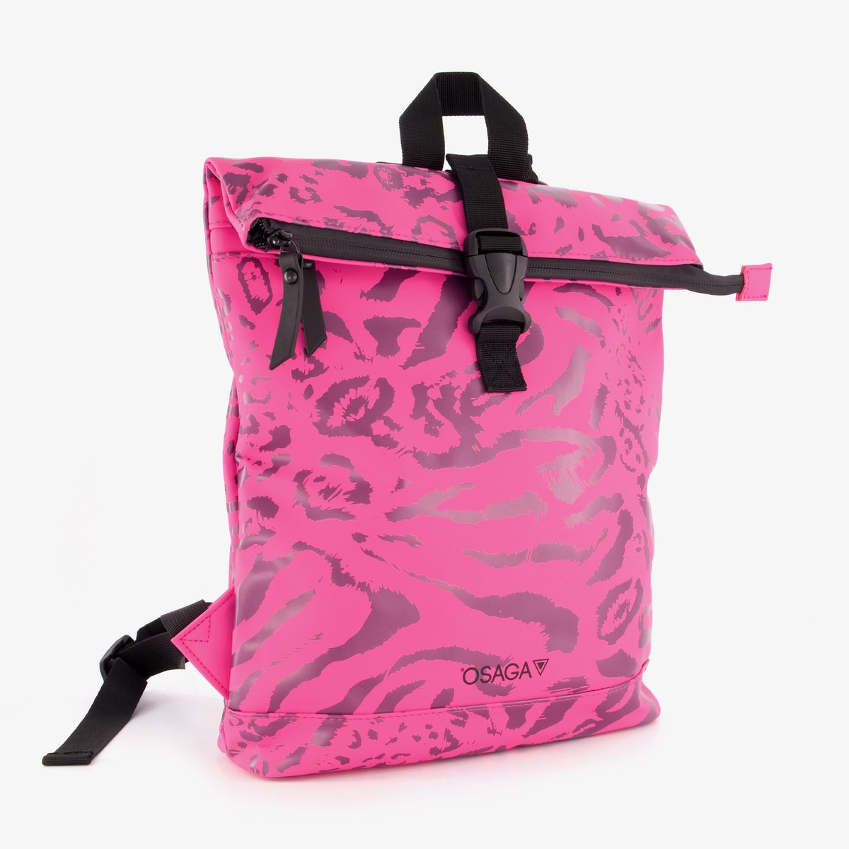 Osaga rolltop rugzak waterdicht roze 8,5 liter
