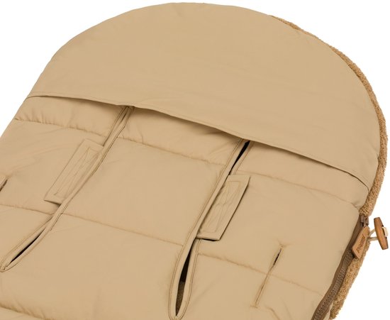 Winter voetenzak kinderwagen en buggy Teddy - Thermo - Waterafstotend - Ritssluiting - Nature - Fillikid van Merkloos — afbeelding 4