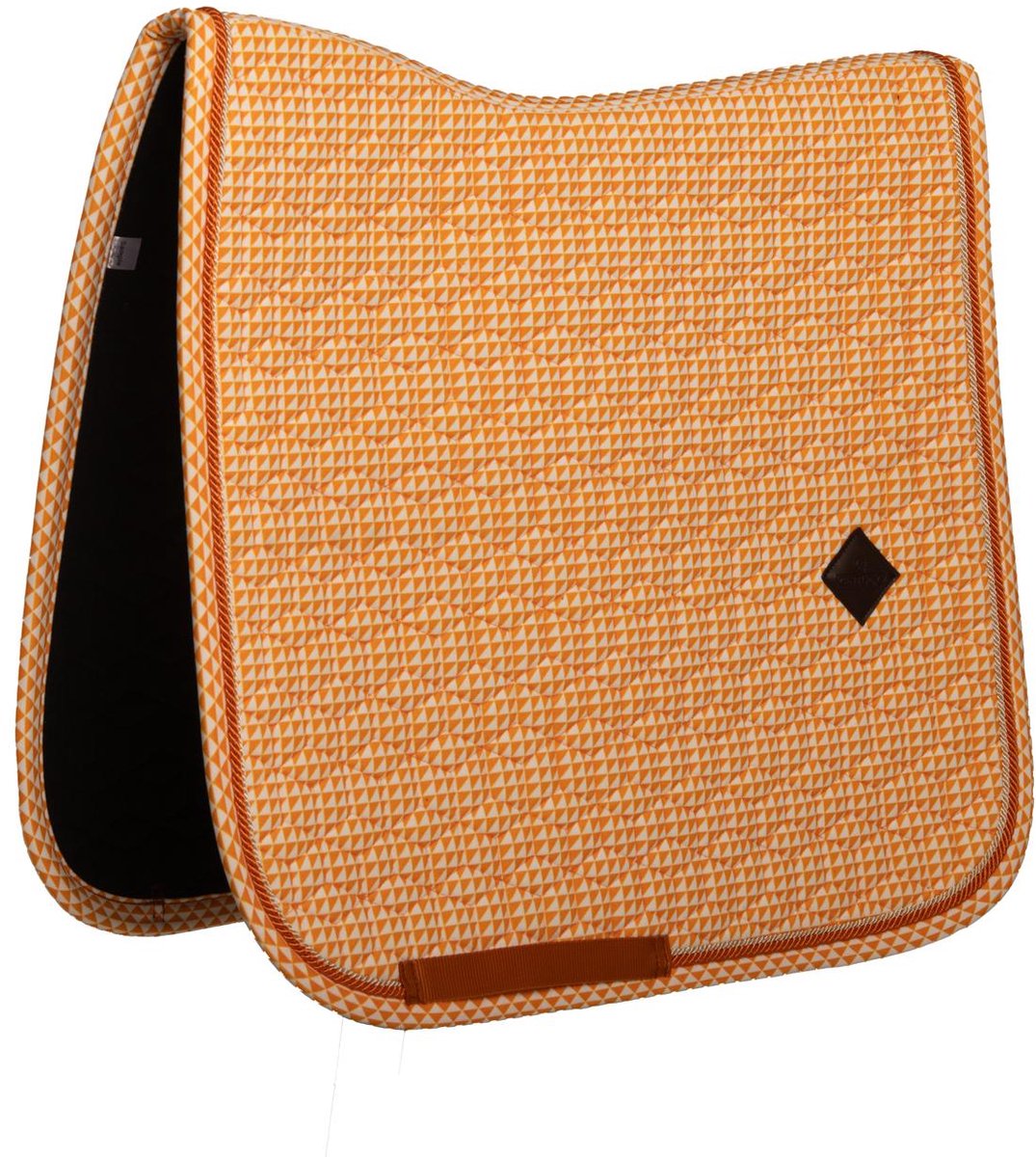 Kentucky Horsewear - Zadeldoek velvet flags printing orange dressuur