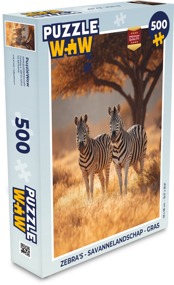 Zebra's - Savannelandschap - Gras