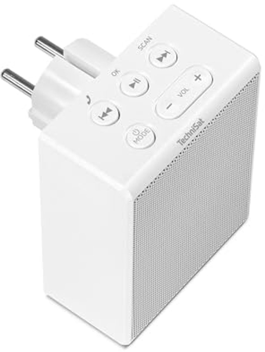 Compacte Stopcontainerradio met Bluetooth en FM, Handsfree met 30 Favorieten