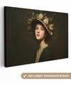 Chapeau à fleurs - Portrait - Femme