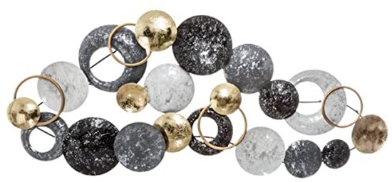 Décoration murale en métal 93 x 43 cm – Décoration murale élégante