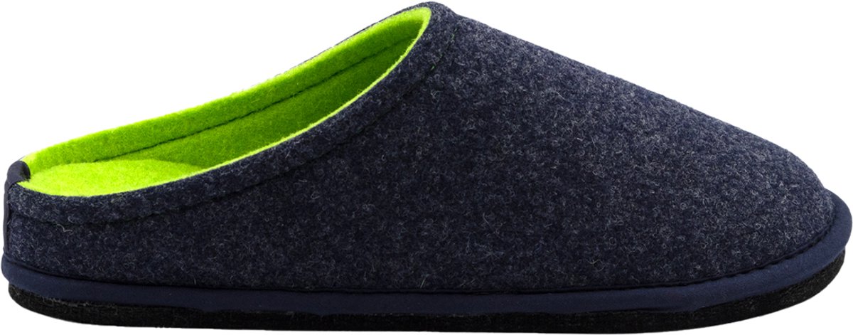 Löwenweiss Hausschuhe Easy Bicolor 6800BC Blue-Fluo Green-41