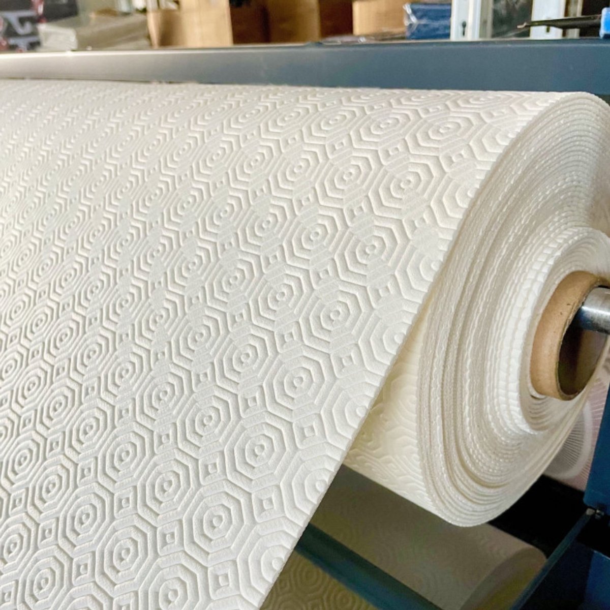 Bulgomme Wit Ondertafelkleed op maat per meter - Hoge bescherming -