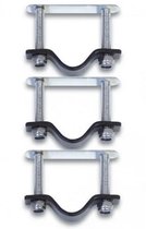 Basil Crate Mounting Set - Bevestigingsset voor Basil Rotan Manden - RVS