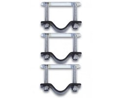 Basil Crate Mounting Set - Bevestigingsset voor Basil Rotan Manden - RVS