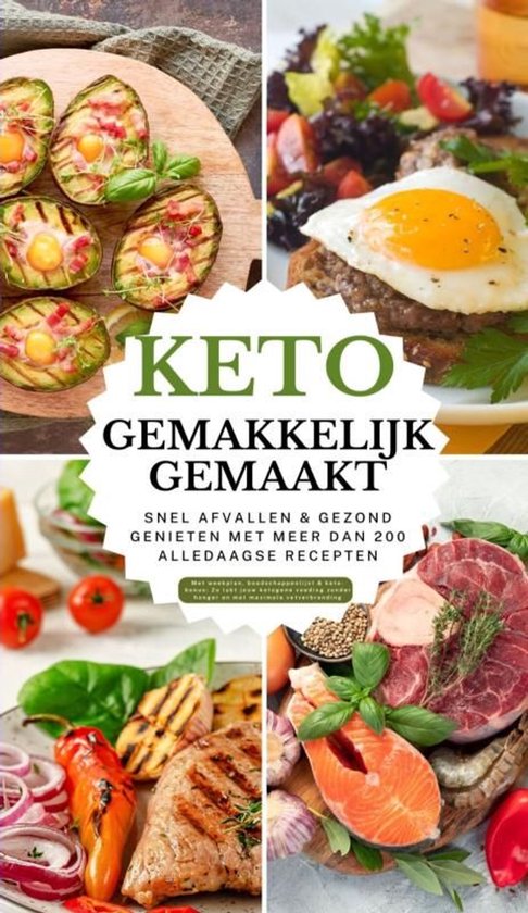 Keto gemakkelijk gemaakt: Het grote keto-kookboek voor begin ... - cover