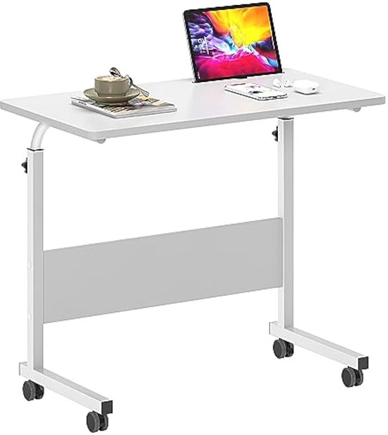 Computertafel Bijzettafel Laptoptafel 80 X 40 Cm In Hoogte 