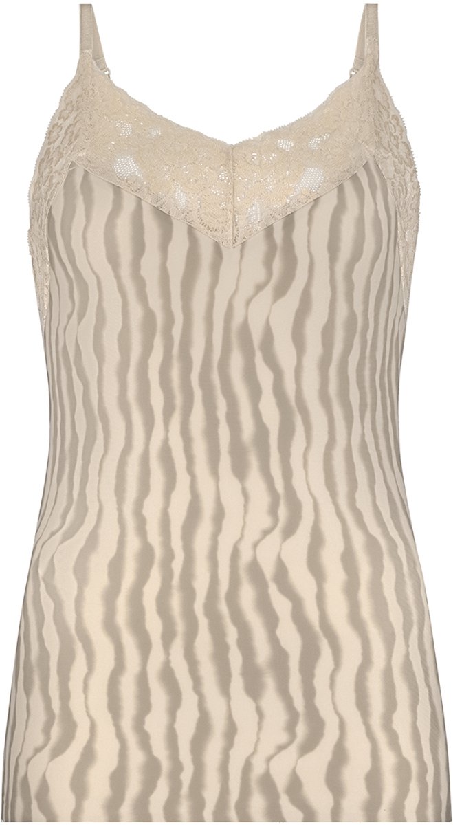Ten Cate Secrets spaghetti top met kant faded lines voor Dames | Maat L