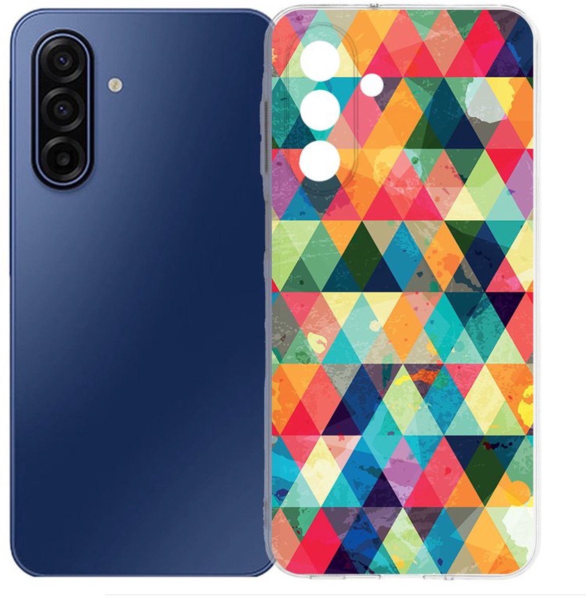 TPU Hoesje Samsung Galaxy A17 - Geruit Backcover
