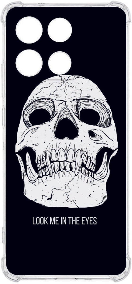 TPU Telefoonhoesje Motorola Moto G56 - Skull Eyes backcover
