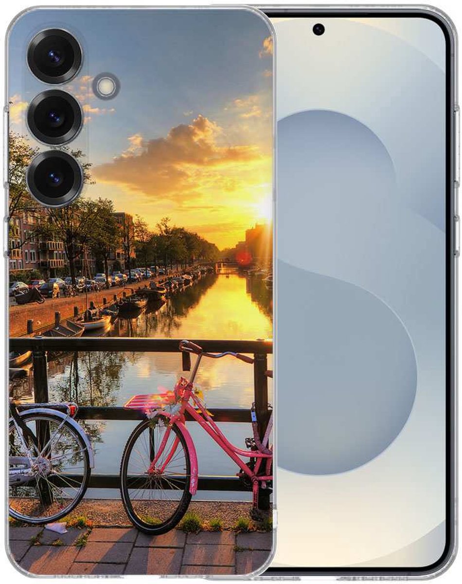 TPU Hoesje Samsung Galaxy S25 - Amsterdamse Grachten Backcover