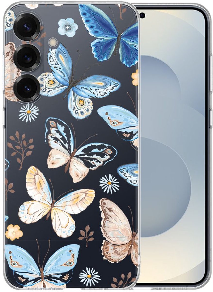 TPU Hoesje Samsung Galaxy S25 Plus - Vlinder Backcover