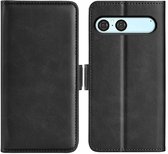 Étui portefeuille de Luxe MobyDefend Sony Xperia 10 VII (fermeture latérale) - Zwart - Étui pour téléphone portable - Étui pour téléphone compatible avec : Sony Xperia 10 VII