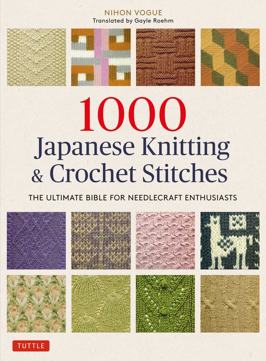 1000 Japanese Knitting & Crochet Stitches - cover