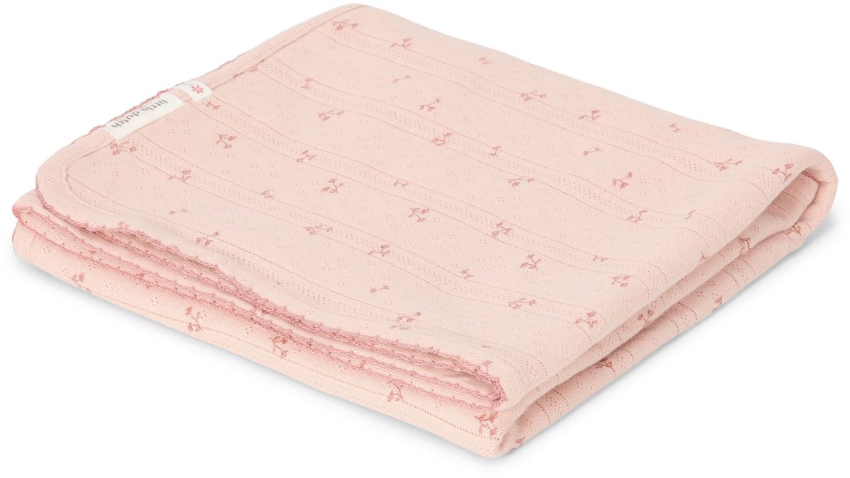 Ledikant deken - Roze - Essentials