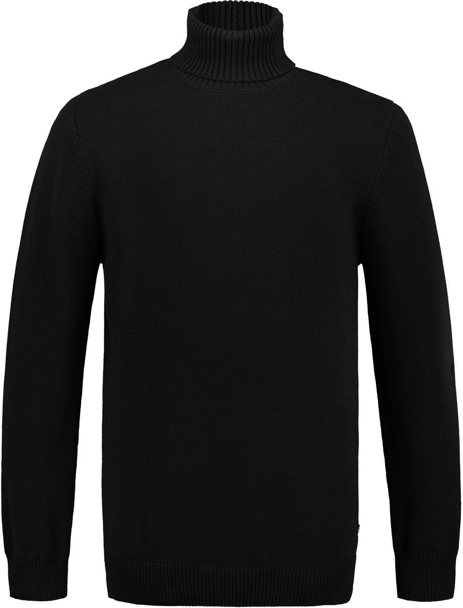 JP 1880 - Heren - Coltrui breigoed - Zwart - Maat XL