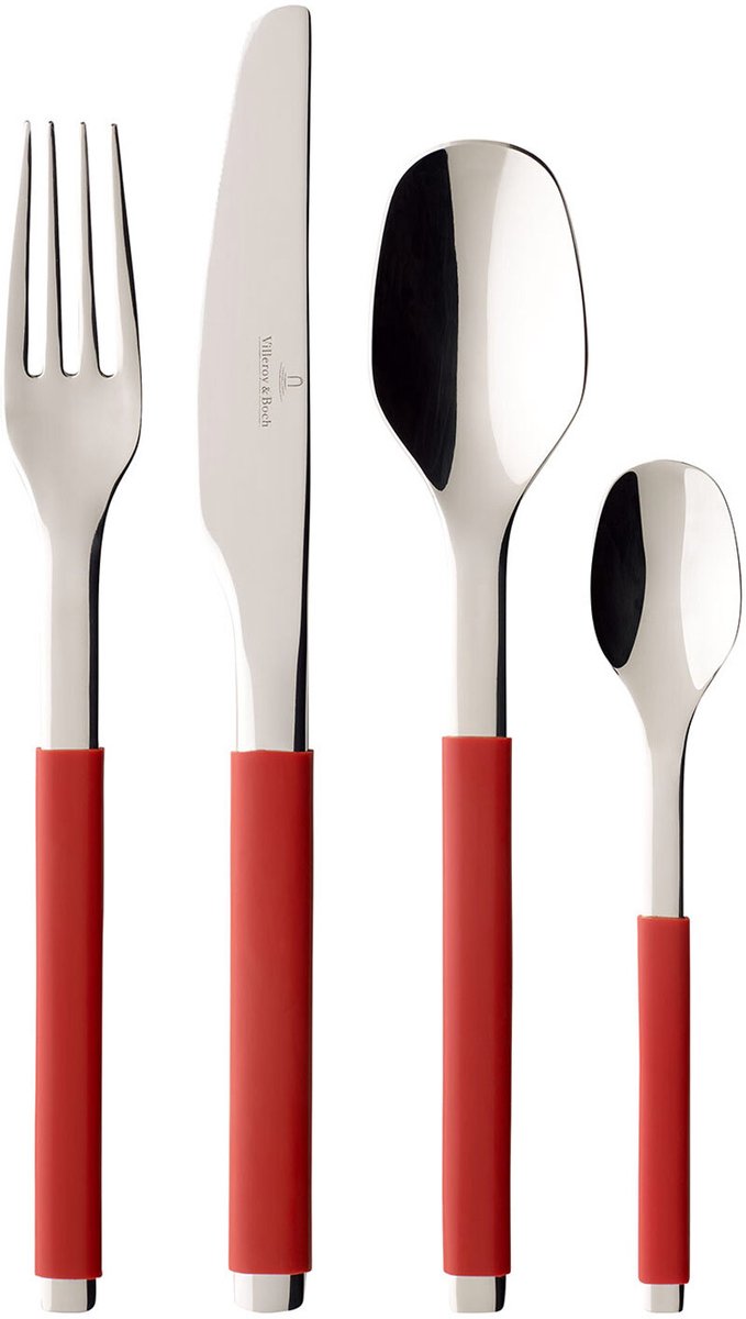 Villeroy & Boch S+ Cranberry Bestekcassette 24-dlg