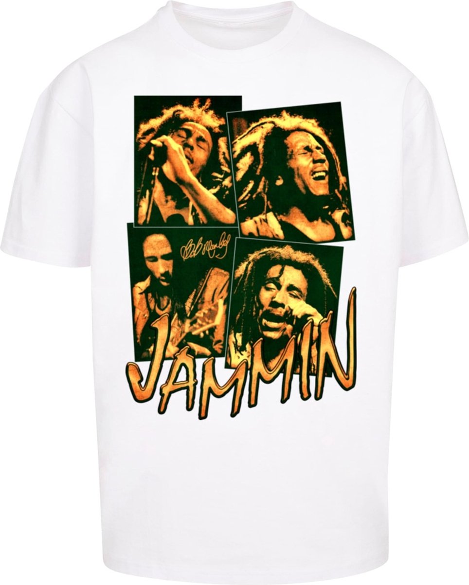 Merchcode Bob Marley Jammin Live Ove ize Tee MC1100rs