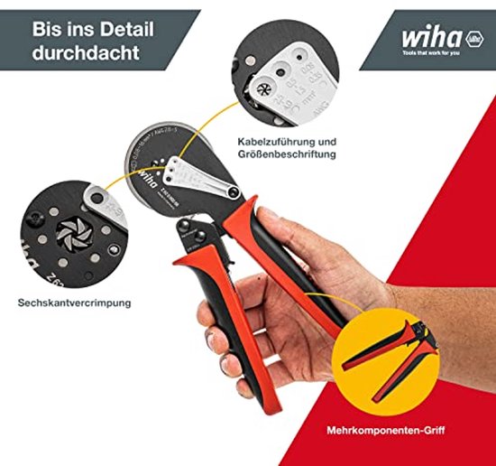 Automatische krimptang voor adereindhulzen 0,25-10 mm²