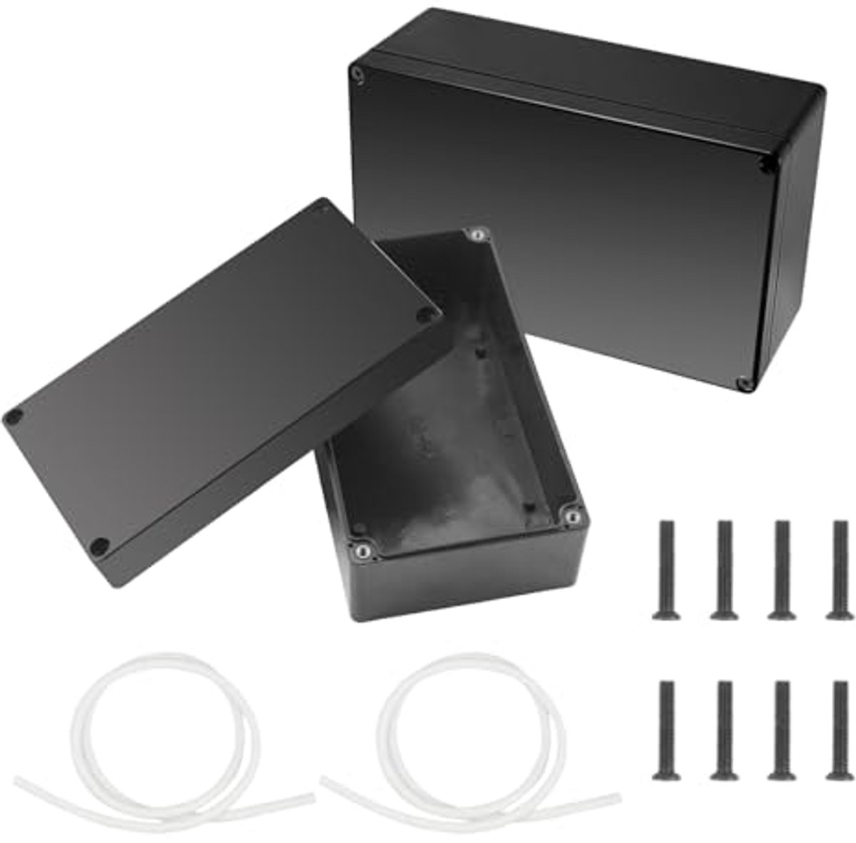 Aftakdoos IP65 Aansluitdoos Kunststof voor Elektronische Projecten en Voedingen 158 x 90 x 60 mm 2 stuks