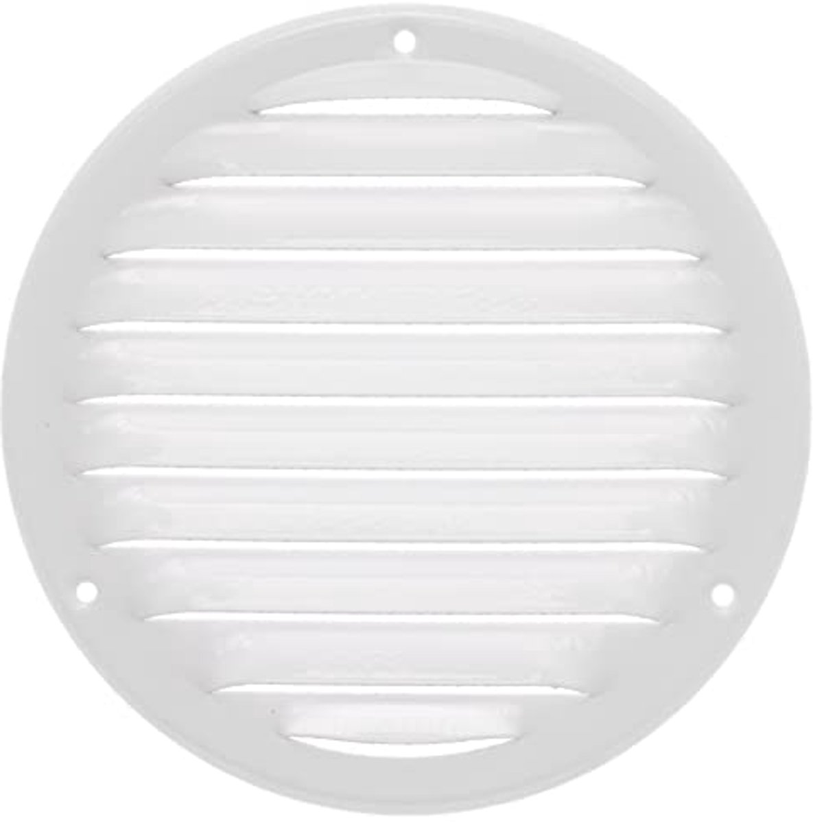 125 mm Wit Ventilatierooster met Insectenbescherming - Ideaal voor Ventilatie