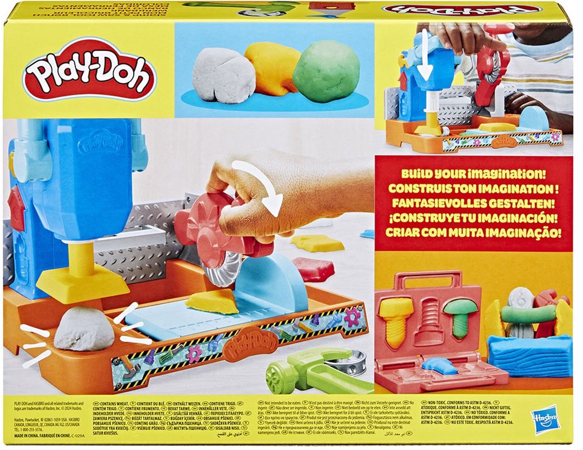 Play-Doh Stempelen en Zagen Speelset - Boetseerklei - Kindergereedschap — afbeelding 17