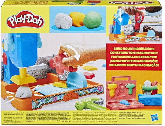 Play-Doh Stempelen en Zagen Speelset - Boetseerklei - Kindergereedschap