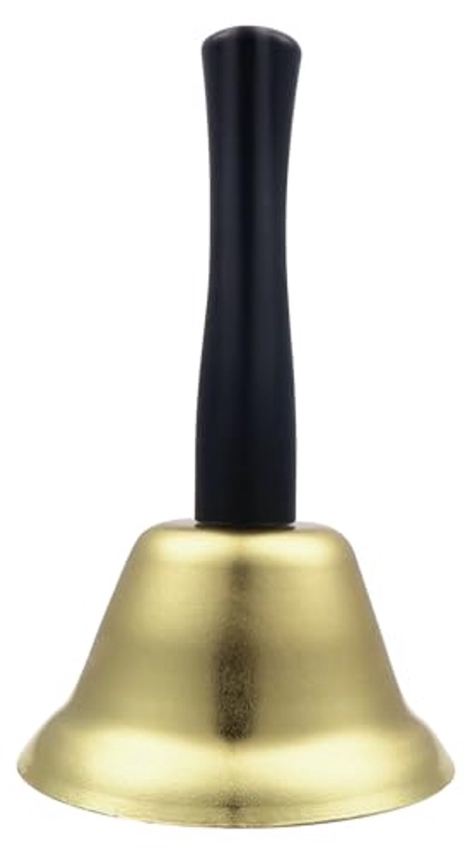 Handbel met Houten Handvat - Perfect voor Restaurants, Keuken, en Meditatie