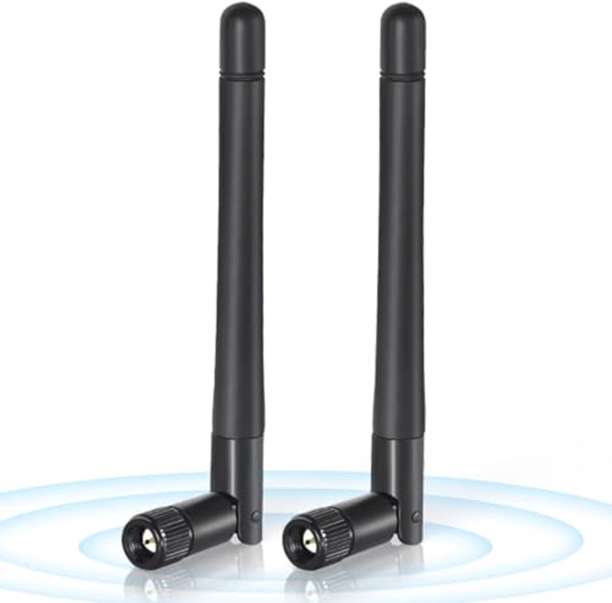 Dual Band WiFi Antenne 3dBi SMA Mannelijk – Perfect voor Routers en Draadloze Apparaten (2-pack)