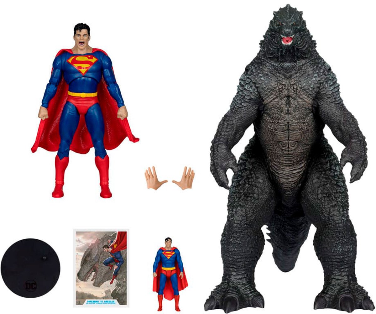 McFarlane Toys DC Justice League Monsterverse DC Multiverse Action Figuur 2-Pack Superman Vs. Godzilla 30 cm Action Figuur — cadeau in Spellen & Speelgoed - foto 4