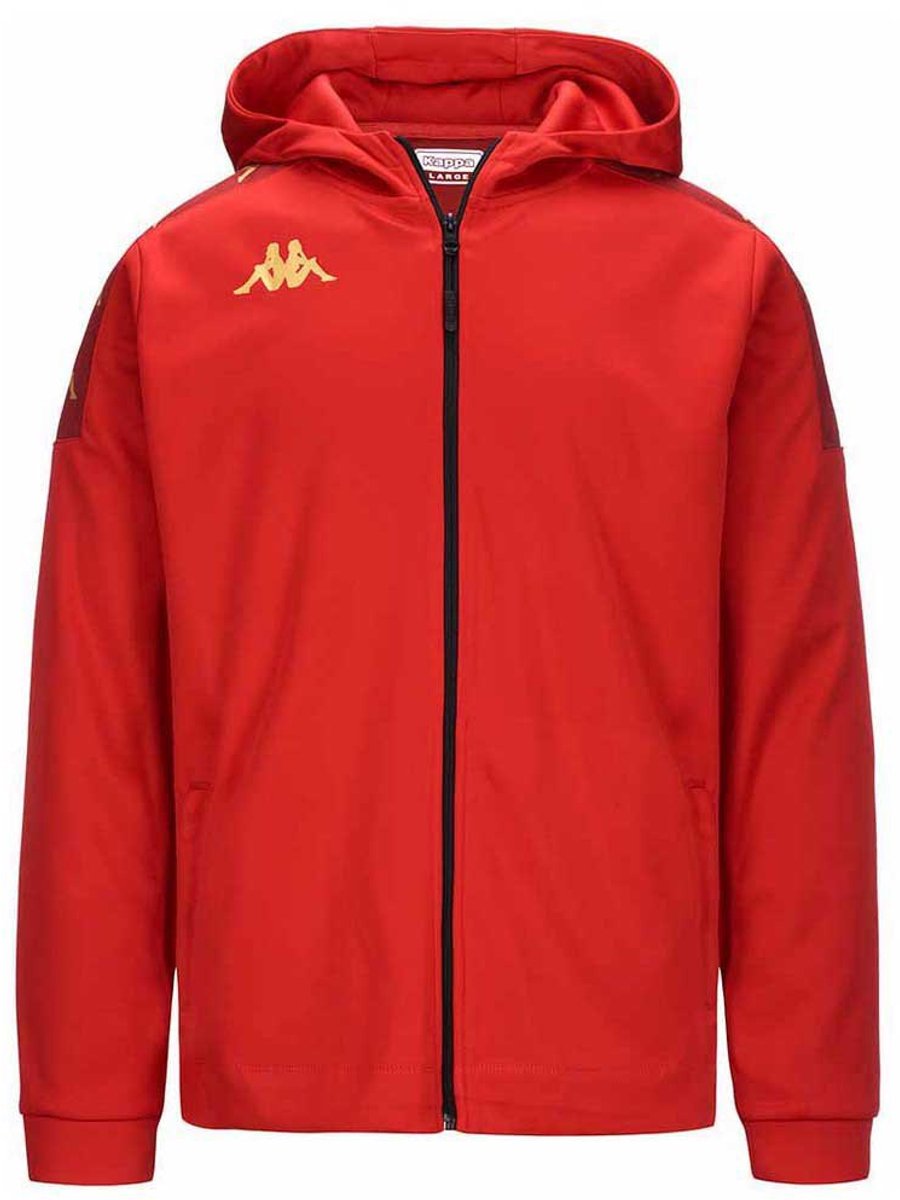 Kappa Grevolo Sweatshirt Met Rits Man Rood