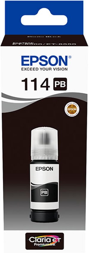 Epson 114 Inktflesje Fotozwart