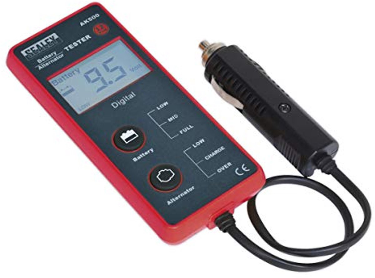LCD Batterij en Dynamo Tester 12V voor Voertuigen - Accu en Alternator Controle