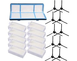 Geschikt voor ilife V5s V3 V5 V3s medion Vervangingsfilterset voor robotstofzuigeraccessoires-21 stuks