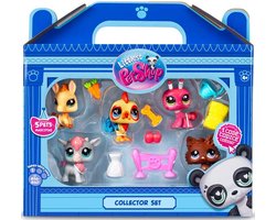Littlest Pet Shop - Collector's Set Farm Thema 5 dieren en accessoires - Pet Shop Farm Animals Toy Set - Mini LPS Schattige dieren beeldjes - Speelgoed voor kinderen van 4+ jaar oud - BF00510