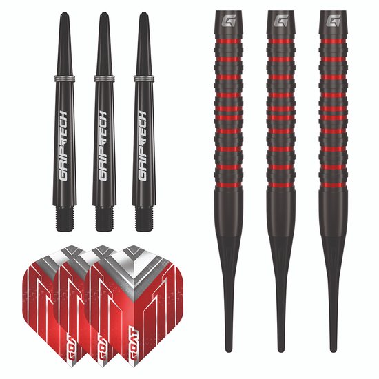 GOAT Podium Black Red 80% - Soft Tip Darts van GOAT — afbeelding 4