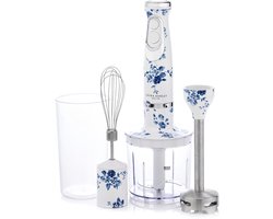 Laura Ashley Handblender 4-in-1 600W - Hakmolen - Garde - Variabele Snelheid - China Rose