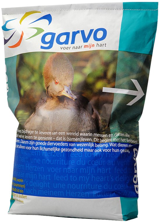 Garvo - Eenden en ganzenkorrel basis 831 - eenden- en genzenvoer - 20kg