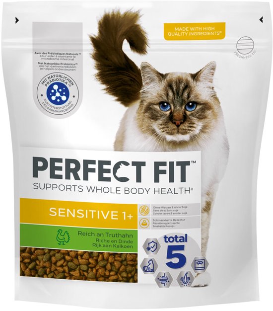 Perfect Fit Sensitive - Kattenbrokken - Kalkoen - 1.4 kg