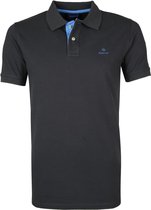 Gant - Poloshirt Antraciet Blauw - M - Regular-fit
