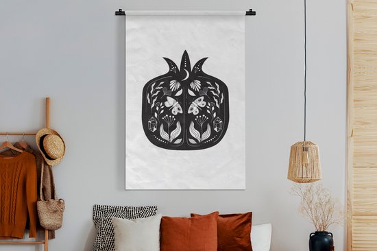 Tapisserie - Tapisserie - Art moderne avec une grenade - 120x180 cm - Tapisserie