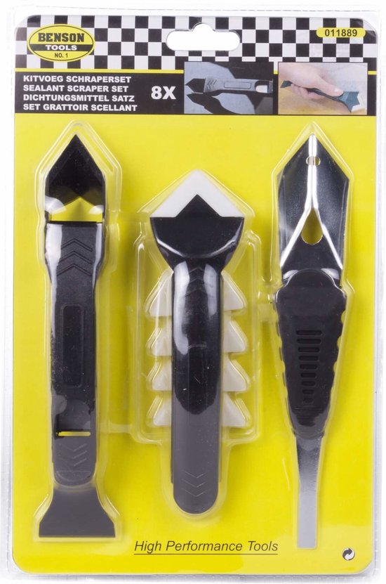 BISON Siliconen de scellant silicone Multitool - Finition des joints de  scellant 