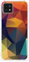 Hoesje maken OPPO A53 5G | A73 5G GSM Hoesje met doorzichtige rand Polygon Color