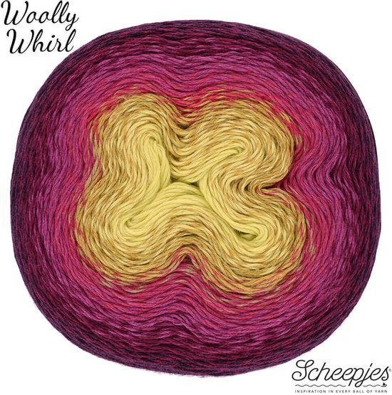 Foto: Scheepjes woolly whirl 1000m cr me anglaise centre